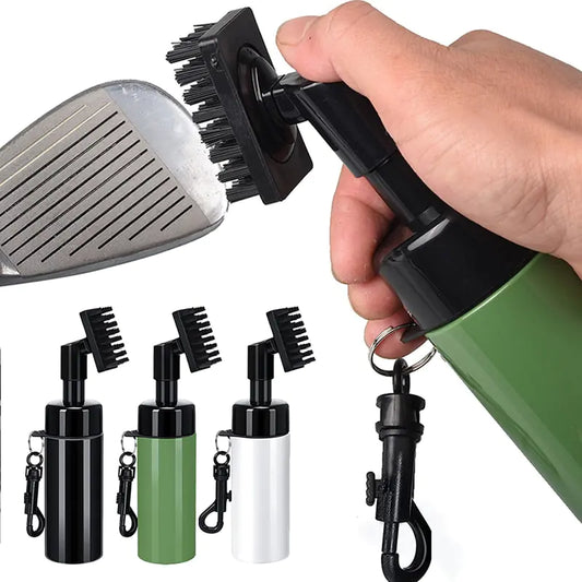 Golf Club Spray Cleaner With Brush